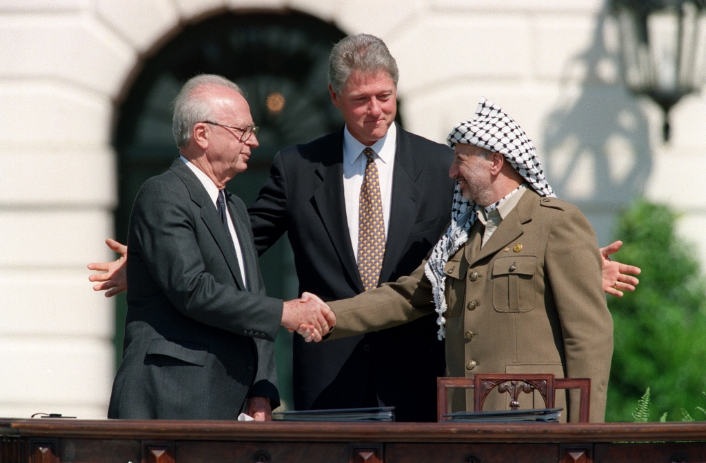 BIO BILL CLINTON-OSLO ACCORDS-RABIN-ARAFAT